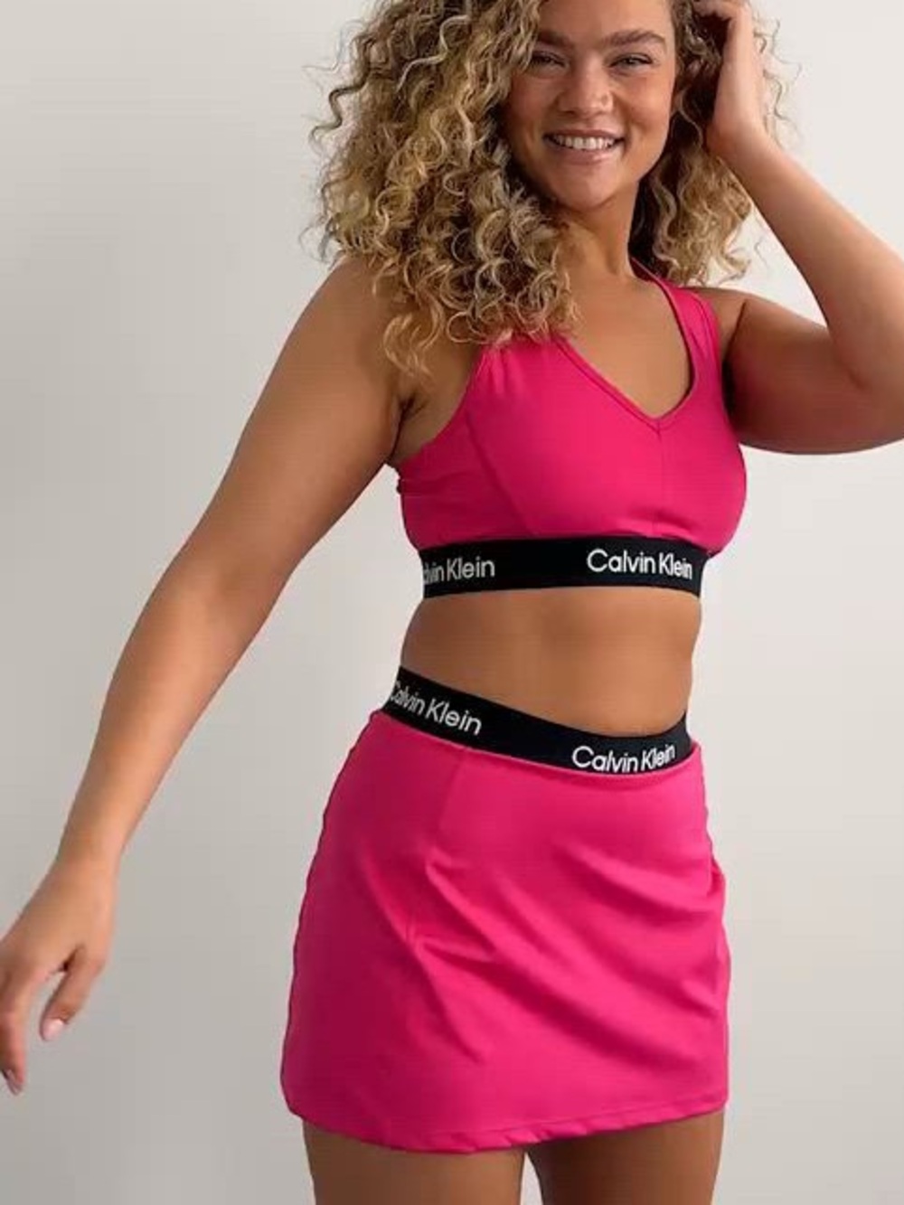 Calvin Klein Performance Women's A-Line Logo Skort XS NWT
